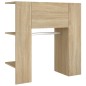 vidaXL Scaffale Ingresso Rovere Sonoma 97,5x37x99 cm Legno Multistrato vidaXL Scaffale Ingresso Rovere Sonoma 97,5x37x99 cm Legno Multistrato