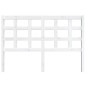 Testiera per Letto Bianca 145,5x4x100 cm Legno Massello di Pino Testiera per Letto Bianca 145,5x4x100 cm Legno Massello di Pino