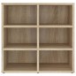 vidaXL Scarpiera Rovere Sonoma 52,5x30x50 cm vidaXL Scarpiera Rovere Sonoma 52,5x30x50 cm
