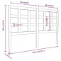 Testiera per Letto Bianca 145,5x4x100 cm Legno Massello di Pino Testiera per Letto Bianca 145,5x4x100 cm Legno Massello di Pino