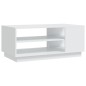 vidaXL Tavolino da Salotto Bianco 102x55x43 cm in Truciolato vidaXL Tavolino da Salotto Bianco 102x55x43 cm in Truciolato