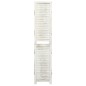 vidaXL Divisorio 6 Pannelli Bianco Antico 215x166 cm in Legno Massello vidaXL Divisorio 6 Pannelli Bianco Antico 215x166 cm in Legno Massello