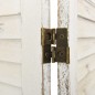 vidaXL Divisorio 6 Pannelli Bianco Antico 215x166 cm in Legno Massello vidaXL Divisorio 6 Pannelli Bianco Antico 215x166 cm in Legno Massello