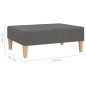 vidaXL Poggiapiedi Grigio Chiaro 78x56x32 cm in Tessuto vidaXL Poggiapiedi Grigio Chiaro 78x56x32 cm in Tessuto