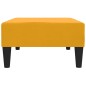 vidaXL Poggiapiedi Giallo 78x56x32 cm in Velluto vidaXL Poggiapiedi Giallo 78x56x32 cm in Velluto