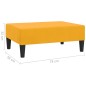 vidaXL Poggiapiedi Giallo 78x56x32 cm in Velluto vidaXL Poggiapiedi Giallo 78x56x32 cm in Velluto