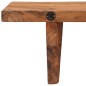 vidaXL Mensole da Parete 2 pz 110x20x18 cm in Legno Massello di Acacia