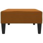 vidaXL Poggiapiedi Marrone 78x56x32 cm in Velluto vidaXL Poggiapiedi Marrone 78x56x32 cm in Velluto