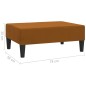 vidaXL Poggiapiedi Marrone 78x56x32 cm in Velluto vidaXL Poggiapiedi Marrone 78x56x32 cm in Velluto