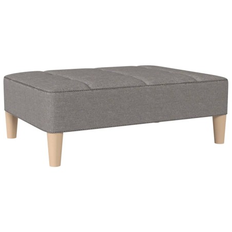 vidaXL Poggiapiedi Grigio Chiaro 78x56x32 cm in Tessuto