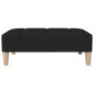 vidaXL Poggiapiedi Nero 78x56x32 cm in Tessuto