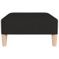 vidaXL Poggiapiedi Nero 78x56x32 cm in Tessuto