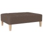 vidaXL Poggiapiedi Tortora 78x56x32 cm in Tessuto vidaXL Poggiapiedi Tortora 78x56x32 cm in Tessuto