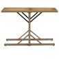 vidaXL Tavolo da Giardino Beige Legno Massello di Acacia e Polyrattan vidaXL Tavolo da Giardino Beige Legno Massello di Acacia e Polyrattan