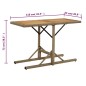 vidaXL Tavolo da Giardino Beige Legno Massello di Acacia e Polyrattan vidaXL Tavolo da Giardino Beige Legno Massello di Acacia e Polyrattan