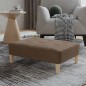 vidaXL Poggiapiedi Marrone 78x56x32 cm in Tessuto vidaXL Poggiapiedi Marrone 78x56x32 cm in Tessuto