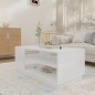 vidaXL Tavolino da Salotto Bianco Lucido 102x55x43 cm in Truciolato vidaXL Tavolino da Salotto Bianco Lucido 102x55x43 cm in Truciolato