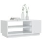 vidaXL Tavolino da Salotto Bianco Lucido 102x55x43 cm in Truciolato vidaXL Tavolino da Salotto Bianco Lucido 102x55x43 cm in Truciolato