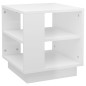 vidaXL Tavolino da Salotto Bianco Lucido 40x40x43 cm Legno Multistrato vidaXL Tavolino da Salotto Bianco Lucido 40x40x43 cm Legno Multistrato