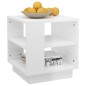 vidaXL Tavolino da Salotto Bianco Lucido 40x40x43 cm Legno Multistrato vidaXL Tavolino da Salotto Bianco Lucido 40x40x43 cm Legno Multistrato