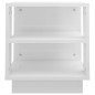 vidaXL Tavolino da Salotto Bianco Lucido 40x40x43 cm Legno Multistrato vidaXL Tavolino da Salotto Bianco Lucido 40x40x43 cm Legno Multistrato
