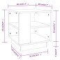 vidaXL Tavolino da Salotto Bianco Lucido 40x40x43 cm Legno Multistrato vidaXL Tavolino da Salotto Bianco Lucido 40x40x43 cm Legno Multistrato