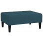 vidaXL Poggiapiedi Blu 78x56x32 cm in Velluto vidaXL Poggiapiedi Blu 78x56x32 cm in Velluto