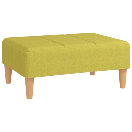 vidaXL Poggiapiedi Verde 78x56x32 cm in Tessuto