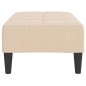 vidaXL Poggiapiedi Crema 78x56x32 cm in Tessuto vidaXL Poggiapiedi Crema 78x56x32 cm in Tessuto
