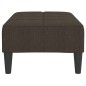 vidaXL Poggiapiedi Marrone Scuro 78x56x32 cm in Tessuto vidaXL Poggiapiedi Marrone Scuro 78x56x32 cm in Tessuto