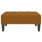 vidaXL Poggiapiedi Marrone 78x56x32 cm in Velluto vidaXL Poggiapiedi Marrone 78x56x32 cm in Velluto