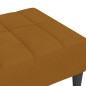 vidaXL Poggiapiedi Marrone 78x56x32 cm in Velluto vidaXL Poggiapiedi Marrone 78x56x32 cm in Velluto