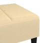 vidaXL Poggiapiedi Crema 78x56x32 cm in Velluto vidaXL Poggiapiedi Crema 78x56x32 cm in Velluto