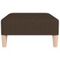 vidaXL Poggiapiedi Marrone Scuro 78x56x32 cm in Tessuto vidaXL Poggiapiedi Marrone Scuro 78x56x32 cm in Tessuto