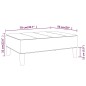 vidaXL Poggiapiedi Marrone Scuro 78x56x32 cm in Tessuto vidaXL Poggiapiedi Marrone Scuro 78x56x32 cm in Tessuto