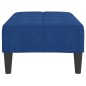 vidaXL Poggiapiedi Blu 78x56x32 cm in Tessuto vidaXL Poggiapiedi Blu 78x56x32 cm in Tessuto