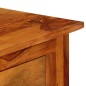 vidaXL Credenza con 3 Cassetti 110x30x80 cm Legno Massello di Acacia