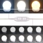 vidaXL Toeletta LED con Armadietto in Legno Multistrato Rovere Sonoma