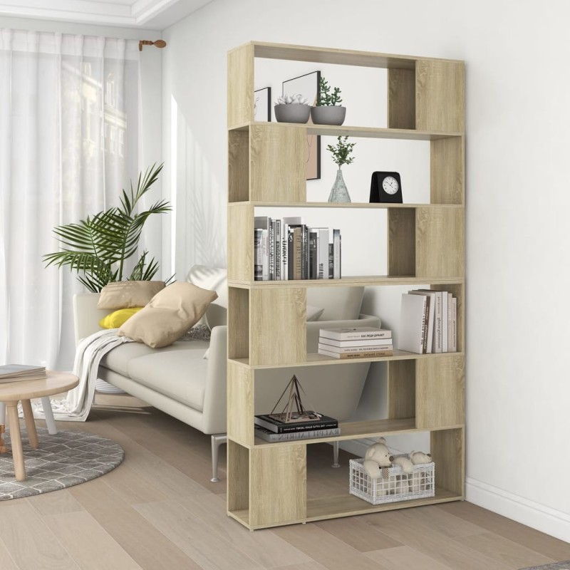 vidaXL Libreria/Divisorio Rovere Sonoma 100x24x188 cm vidaXL Libreria/Divisorio Rovere Sonoma 100x24x188 cm