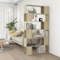 vidaXL Libreria/Divisorio Rovere Sonoma 100x24x188 cm vidaXL Libreria/Divisorio Rovere Sonoma 100x24x188 cm