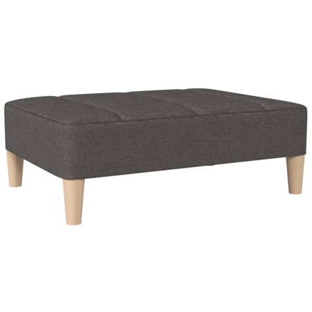 vidaXL Poggiapiedi Grigio Scuro 78x56x32 cm in Tessuto