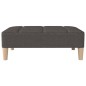 vidaXL Poggiapiedi Grigio Scuro 78x56x32 cm in Tessuto vidaXL Poggiapiedi Grigio Scuro 78x56x32 cm in Tessuto