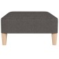 vidaXL Poggiapiedi Grigio Scuro 78x56x32 cm in Tessuto vidaXL Poggiapiedi Grigio Scuro 78x56x32 cm in Tessuto