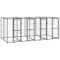vidaXL Gabbia per Cani da Esterno in Acciaio 9,68 m² vidaXL Gabbia per Cani da Esterno in Acciaio 9,68 m²