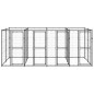 vidaXL Gabbia per Cani da Esterno in Acciaio 9,68 m² vidaXL Gabbia per Cani da Esterno in Acciaio 9,68 m²