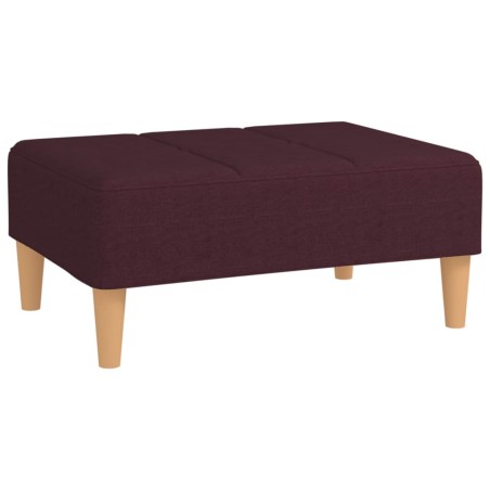 vidaXL Poggiapiedi Viola 78x56x32 cm in Tessuto