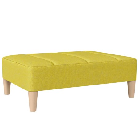 vidaXL Poggiapiedi Verde 78x56x32 cm in Tessuto