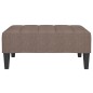 vidaXL Poggiapiedi Tortora 78x56x32 cm in Tessuto vidaXL Poggiapiedi Tortora 78x56x32 cm in Tessuto