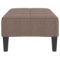 vidaXL Poggiapiedi Tortora 78x56x32 cm in Tessuto vidaXL Poggiapiedi Tortora 78x56x32 cm in Tessuto