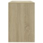 vidaXL Set da Pranzo 3 pz Rovere Sonoma in Truciolato